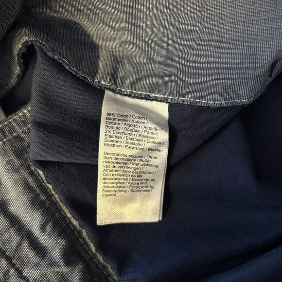 Dark blue Lacoste chino pants size 30 - Picture 4 of 4